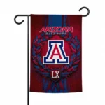 Arizona Wildcats Garden Flag Customized Laurel Wreath Red Best Selling