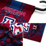 Arizona Wildcats Garden Flag Customized Laurel Wreath Red Best Selling
