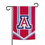 Arizona Wildcats Garden Flag Personalized Chevron Stripes Red Best Selling