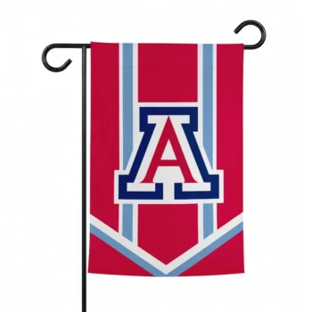 Arizona Wildcats Garden Flag Personalized Chevron Stripes Red Best Selling