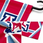 Arizona Wildcats Garden Flag Personalized Chevron Stripes Red Best Selling