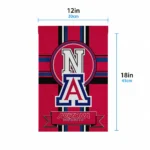 Arizona Wildcats Garden Flag Personalized Circle Medallion Red Best Selling