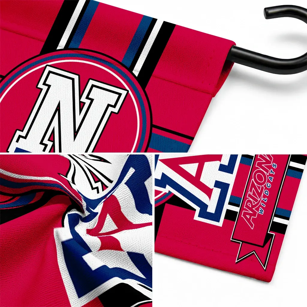 Arizona Wildcats Garden Flag Personalized Circle Medallion Red Latest Model Arizona Wildcats Garden Flag Personalized Circle Medallion Red Latest Model
