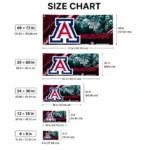 Arizona Wildcats House Flag Custom Diagonal Stripes Red Best Selling