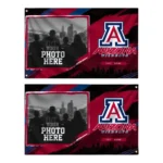 Arizona Wildcats House Flag Customized Framed Photo Red Black Best Selling