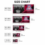 Arizona Wildcats House Flag Customized Framed Photo Red Black Best Selling