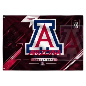 Arizona Wildcats House Flag Customized Speed Slashes Red Best Selling