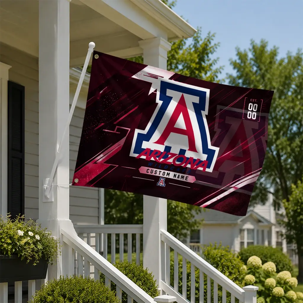 Arizona Wildcats House Flag Customized Speed Slashes Red New Arrival Arizona Wildcats House Flag Customized Speed Slashes Red New Arrival