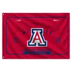 Arizona Wildcats House Flag Personalized Ornate Border Red Best Selling