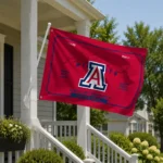 Arizona Wildcats House Flag Personalized Ornate Border Red Best Selling