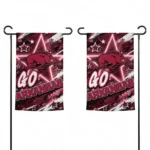 Arkansas Razorbacks Garden Flag Custom Glowing Star Red Best Selling
