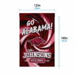 Arkansas Razorbacks Garden Flag Custom Swirl Vortex Red Best Selling