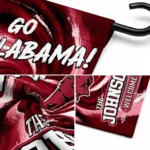Arkansas Razorbacks Garden Flag Custom Swirl Vortex Red Best Selling