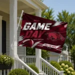 Arkansas Razorbacks House Flag Custom Action Streaks Red Best Selling