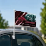 Arkansas Razorbacks House Flag Custom Diagonal Stripes Red Best Selling
