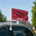Arkansas Razorbacks House Flag Personalized Ornate Border Red Best Selling