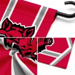 Arkansas State Red Wolves Garden Flag Custom Chevron Stripes Scarlet Best Selling
