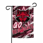 Arkansas State Red Wolves Garden Flag Customized Glowing Star Scarlet Best Selling