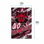 Arkansas State Red Wolves Garden Flag Customized Glowing Star Scarlet Best Selling