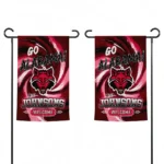 Arkansas State Red Wolves Garden Flag Customized Swirl Vortex Scarlet Best Selling