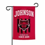 Arkansas State Red Wolves Garden Flag Personalized Distressed Stripes Scarlet Best Selling