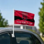 Arkansas State Red Wolves House Flag Custom Brushed Streaks Scarlet Best Selling