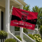 Arkansas State Red Wolves House Flag Custom Brushed Streaks Scarlet Best Selling