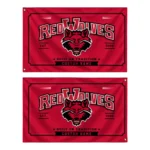 Arkansas State Red Wolves House Flag Custom Ornate Border Scarlet Best Selling