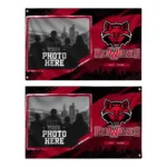 Arkansas State Red Wolves House Flag Personalized Framed Photo Scarlet Black Best Selling