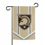 Army Black Knights Garden Flag Custom Chevron Stripes Gold Best Selling