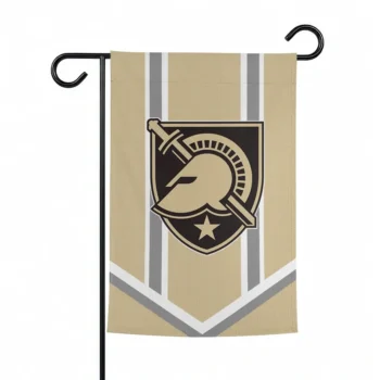 Army Black Knights Garden Flag Custom Chevron Stripes Gold Best Selling