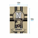 Army Black Knights Garden Flag Custom Circle Medallion Gold Best Selling