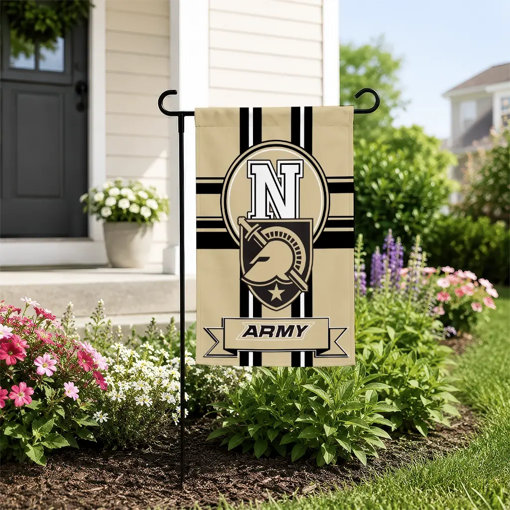 Army Black Knights Garden Flag Custom Circle Medallion Gold New Arrival Army Black Knights Garden Flag Custom Circle Medallion Gold New Arrival