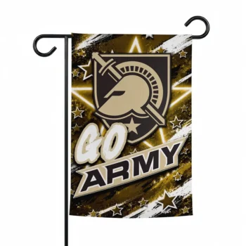 Army Black Knights Garden Flag Customized Glowing Star Gold Best Selling