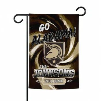 Army Black Knights Garden Flag Customized Swirl Vortex Gold Best Selling