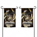 Army Black Knights Garden Flag Customized Swirl Vortex Gold Best Selling