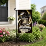 Army Black Knights Garden Flag Customized Swirl Vortex Gold Best Selling