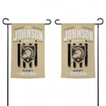 Army Black Knights Garden Flag Personalized Distressed Stripes Gold Best Selling