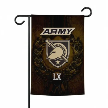 Army Black Knights Garden Flag Personalized Laurel Wreath Gold Best Selling