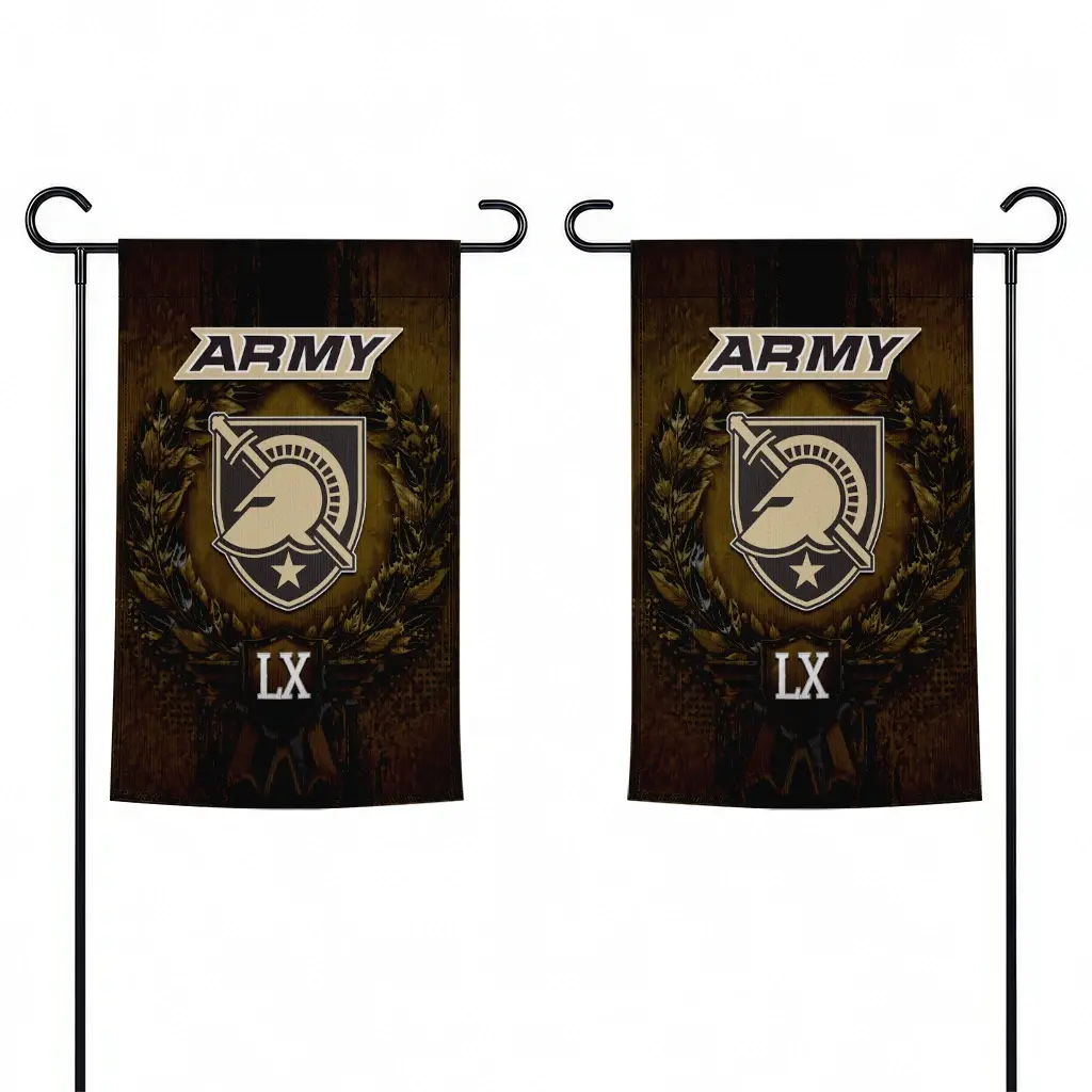 Army Black Knights Garden Flag Personalized Laurel Wreath Gold Fashion Forward Army Black Knights Garden Flag Personalized Laurel Wreath Gold Fashion Forward