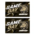 Army Black Knights House Flag Customized Action Streaks Gold Best Selling
