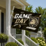Army Black Knights House Flag Customized Action Streaks Gold Best Selling