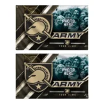 Army Black Knights House Flag Customized Diagonal Stripes Gold Best Selling