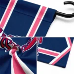 Atlanta Braves Garden Flag Custom Chevron Stripes Navy Best Selling