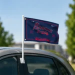 Atlanta Braves House Flag Custom Ornate Border Navy Best Selling