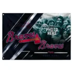 Atlanta Braves House Flag Customized Diagonal Stripes Navy Best Selling
