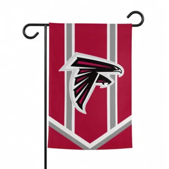 Atlanta Falcons Garden Flag Custom Chevron Stripes Red Best Selling
