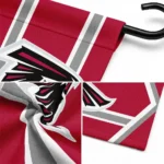 Atlanta Falcons Garden Flag Custom Chevron Stripes Red Best Selling