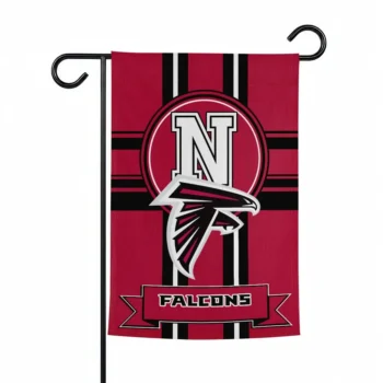 Atlanta Falcons Garden Flag Custom Circle Medallion Red Best Selling