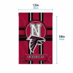 Atlanta Falcons Garden Flag Custom Circle Medallion Red Best Selling